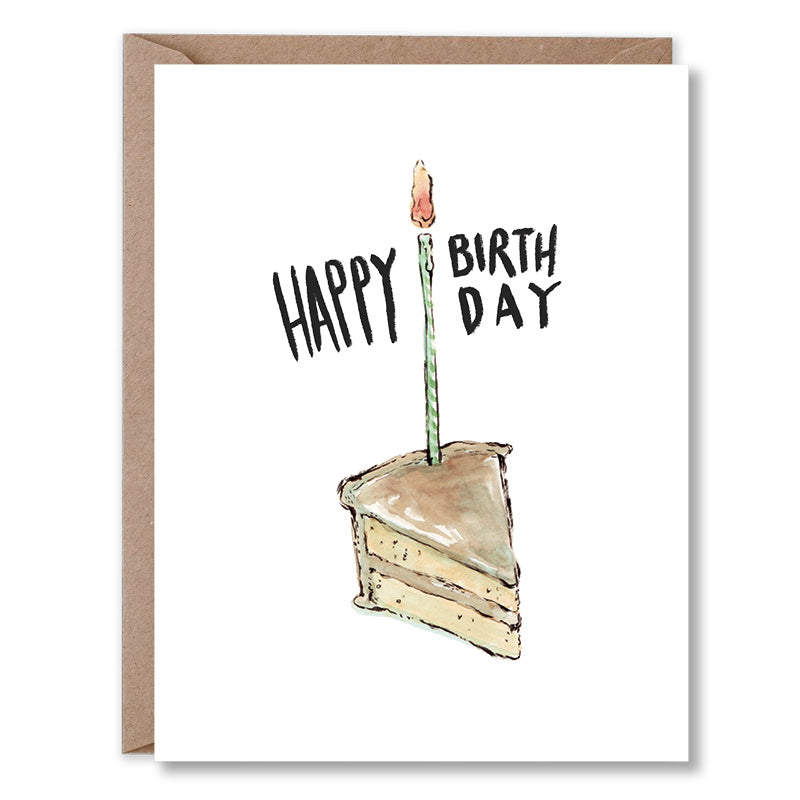 Happy Birthday Cake Slice