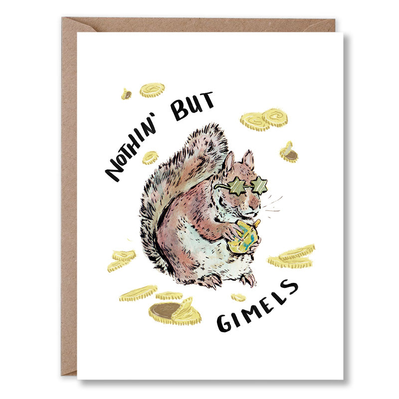 Nothin' But Gimels Hanukkah Squirrel